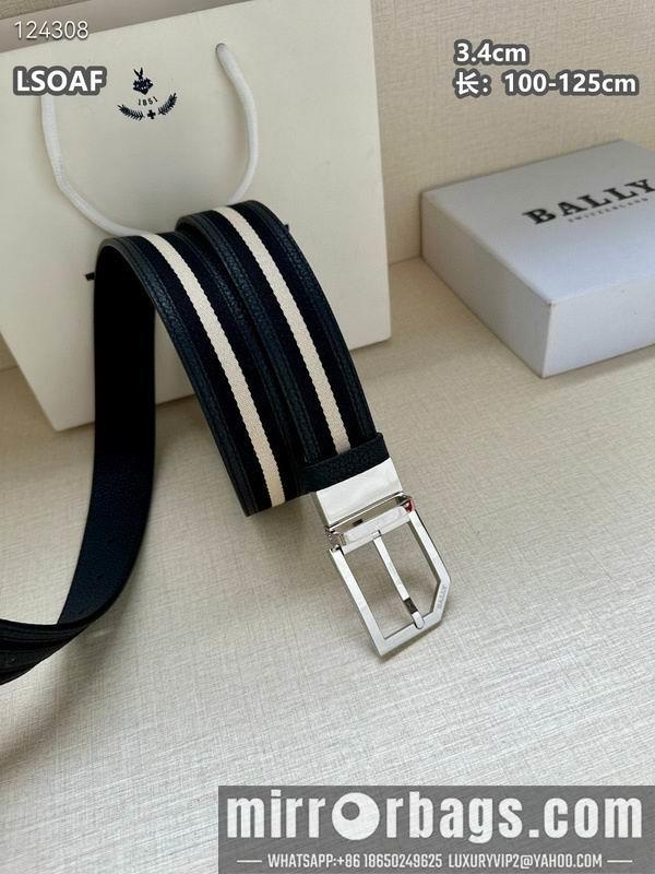 Replica Bally belt 34mmX100-125cm 8L08