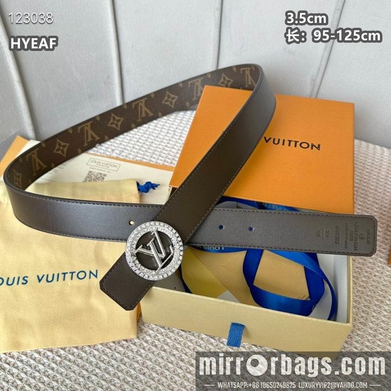 Replica LV belt 35mmX95-125cm 8L02