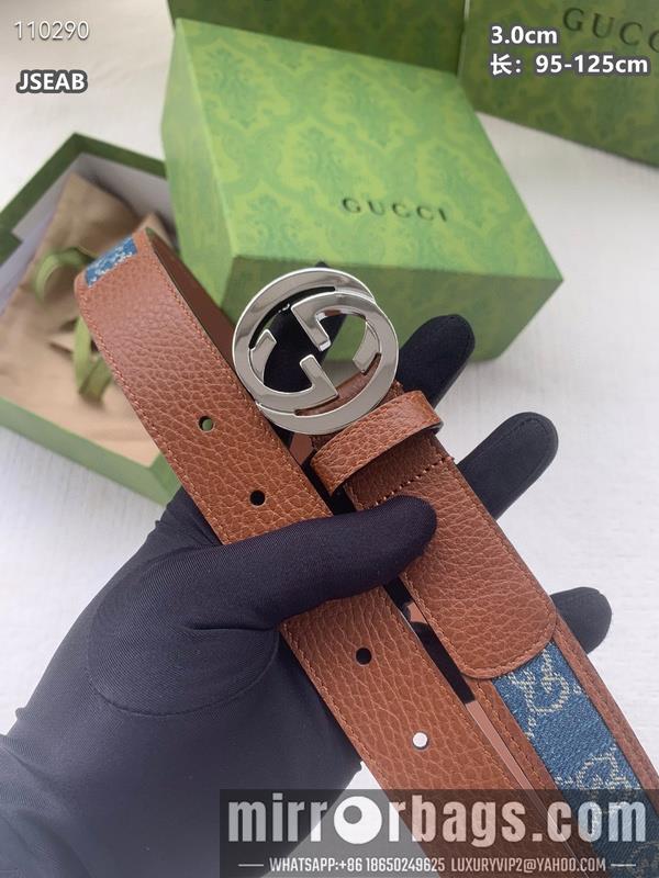 Replica Gucci belt 30mmX95-125cm 8L17