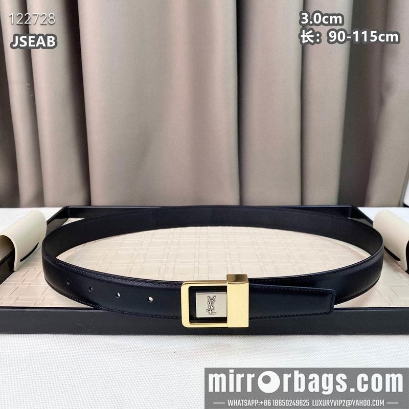 Replica YSL belt 30mm 90-115cm 8L06