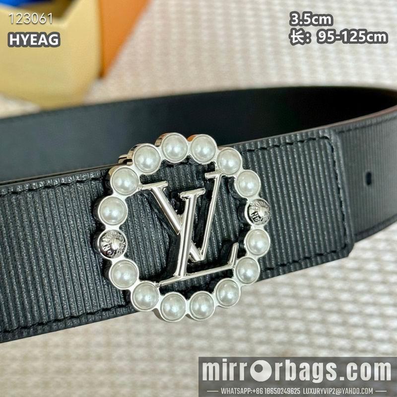 Replica LV belt 35mmX95-125cm 8L01