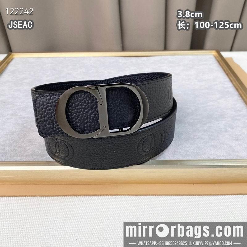 Replica Dior belt 38mmX100-125cm 8L07