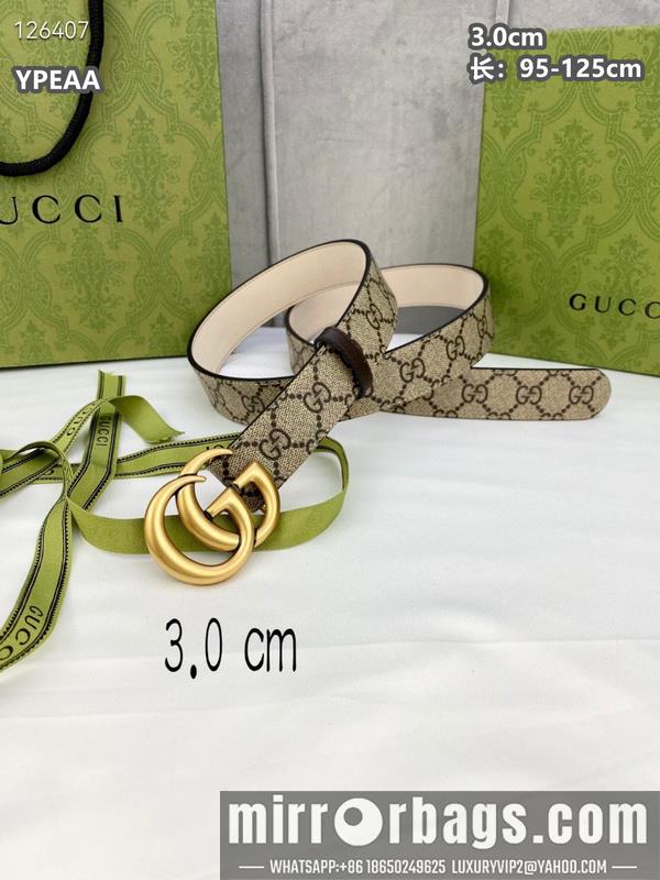Replica Gucci belt 30mmX95-125cm 8L20