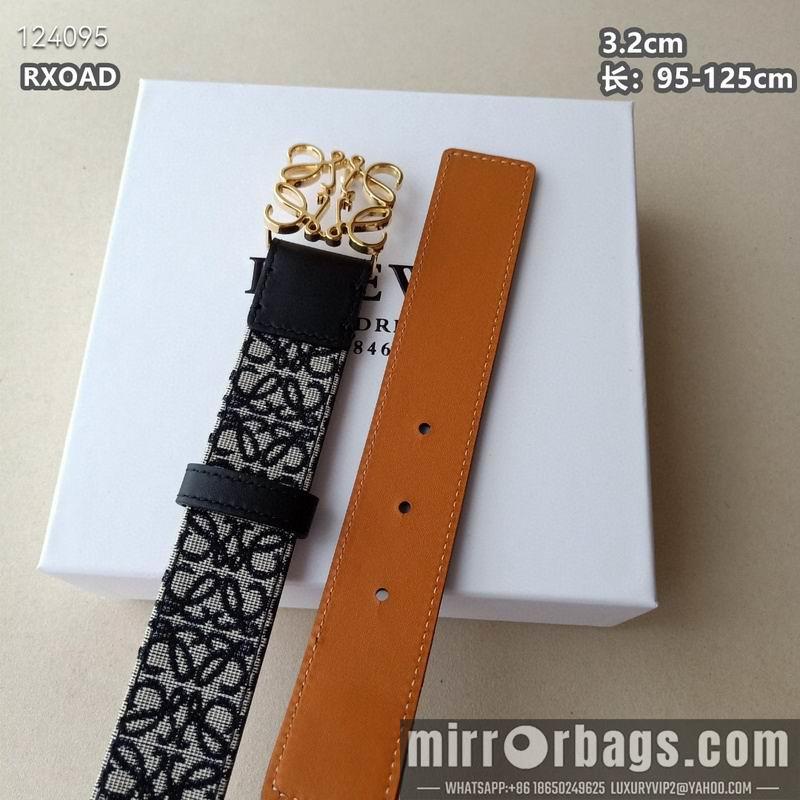 Replica Loewe belt 32mmX95-125cm 8L01