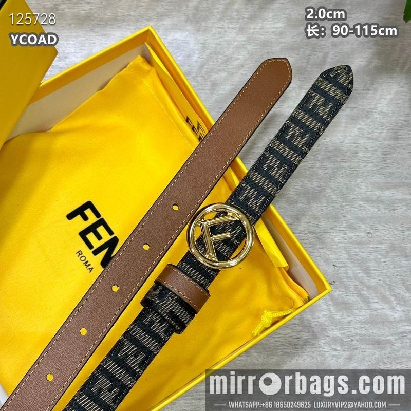 Replica Fendi belt 20mmX90-115cm 8L18