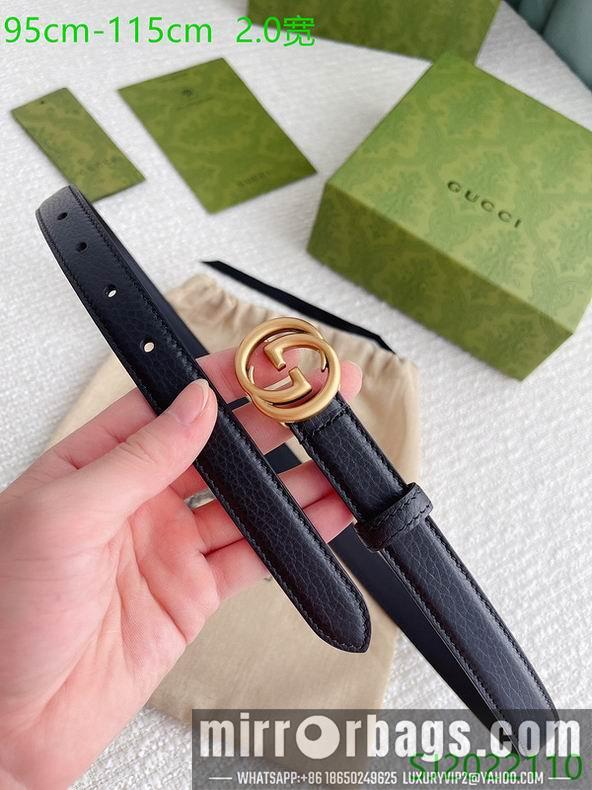 Replica Gucci belt 20mmX95-115cm 7D01