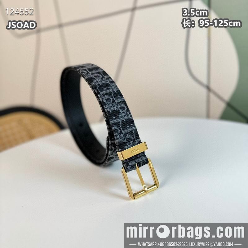 Replica Dior belt 35mmX95-125cm 8L28
