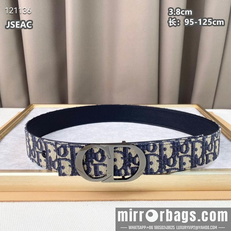 Replica Dior belt 38mmX95-125cm 8L03