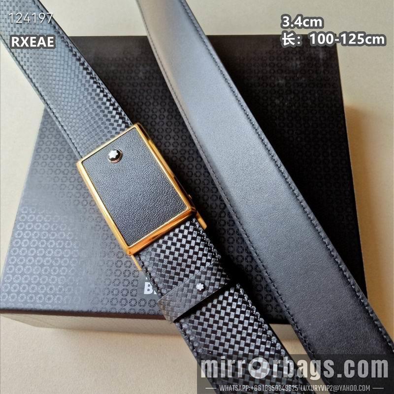 Replica Montlanc belt 34mmX100-125cm 8L14