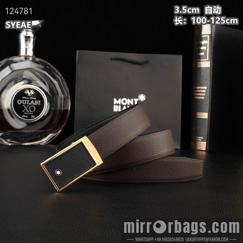Replica Montlanc belt 35mmX100-125cm 8L33