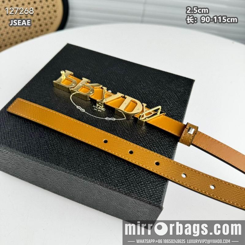 Replica Prada belt 25mmX90-115cm 8L04