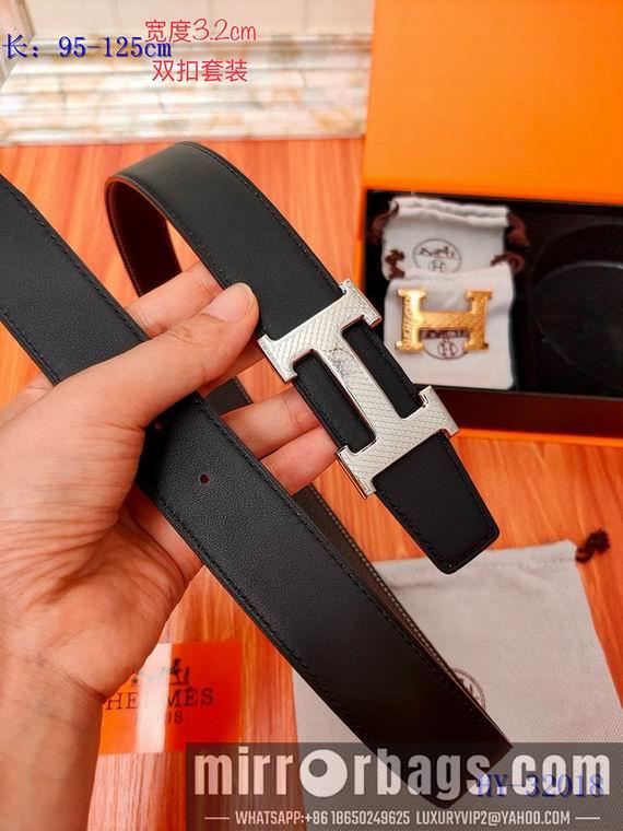 Replica Hermes Belt 32mm 双扣95-125cm 8L01