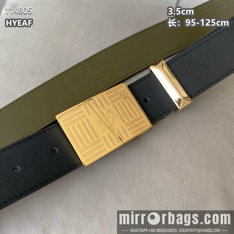 Replica LV belt 35mmX95-125cm 8L03
