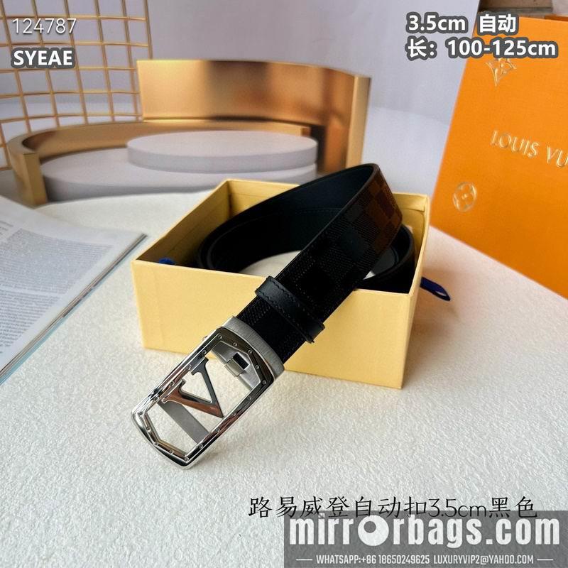 Replica LV belt 35mmX100-125cm 8L38