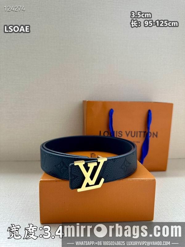 Replica LV belt 35mmX95-125cm 8L08