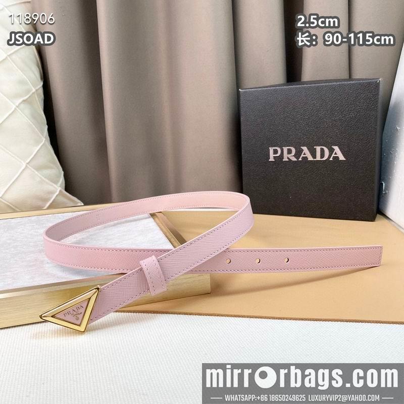 Replica Prada belt 25mmX90-115cm 8L040801