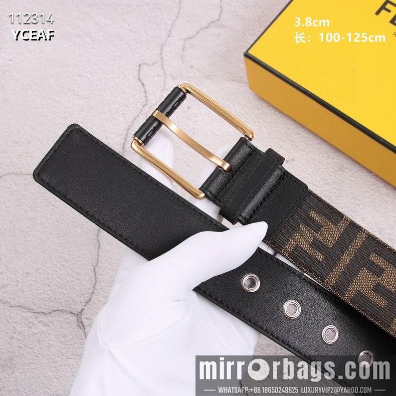 Replica Fendi Belt 38mmX100-125CM 8L20