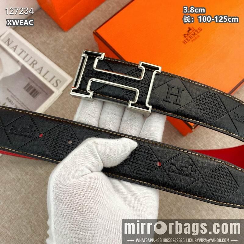 Replica Hermes belt 38mmX100-125cm 8L45