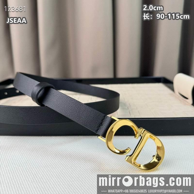 Replica Dior belt 20mmX90-115cm 8L19