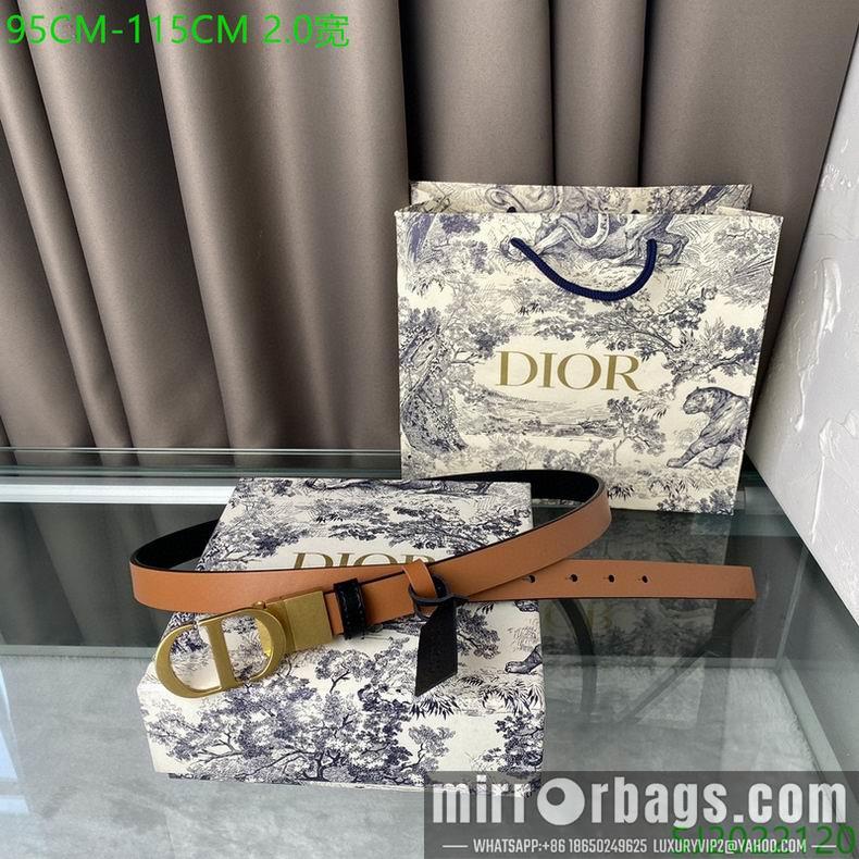 Replica Dior Belt 20mmX95-115cm 7D21