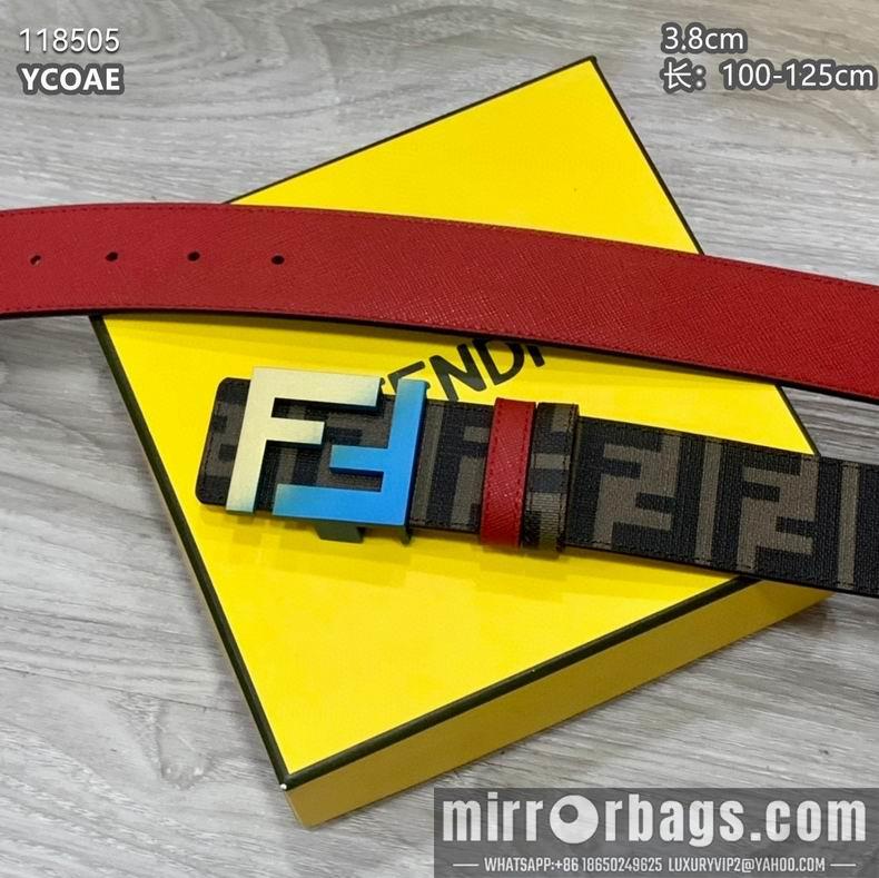 Replica Fendi belt 38mmX100-125cm 8L01