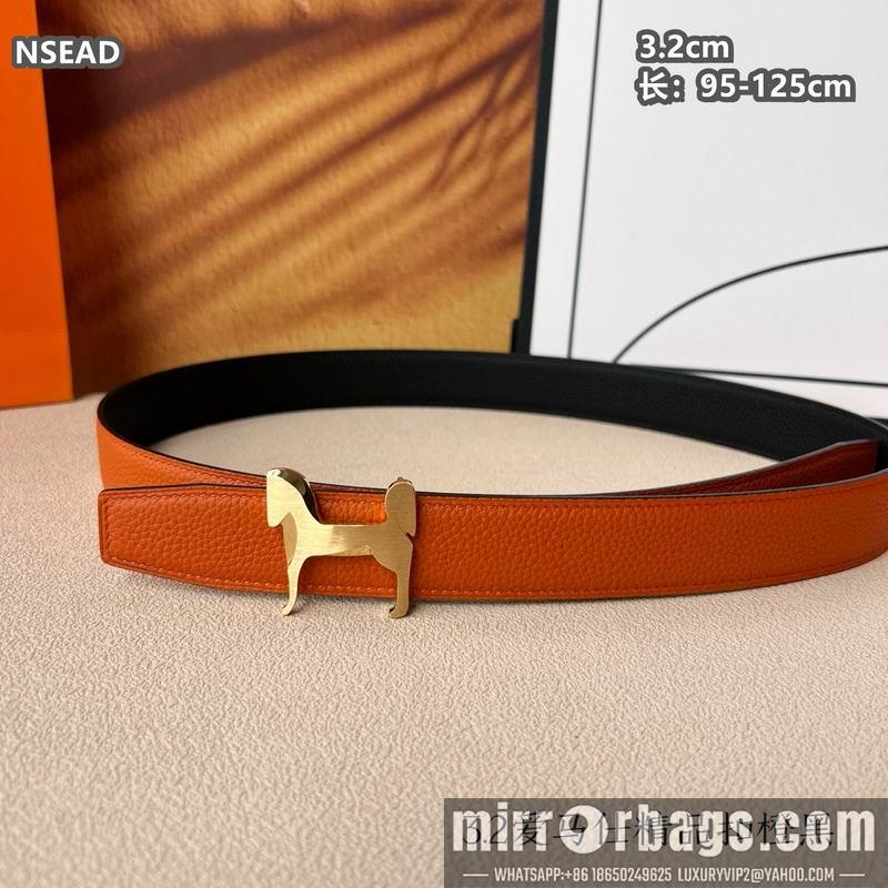 Replica Hermes belt 32mmX95-125cm 8L32