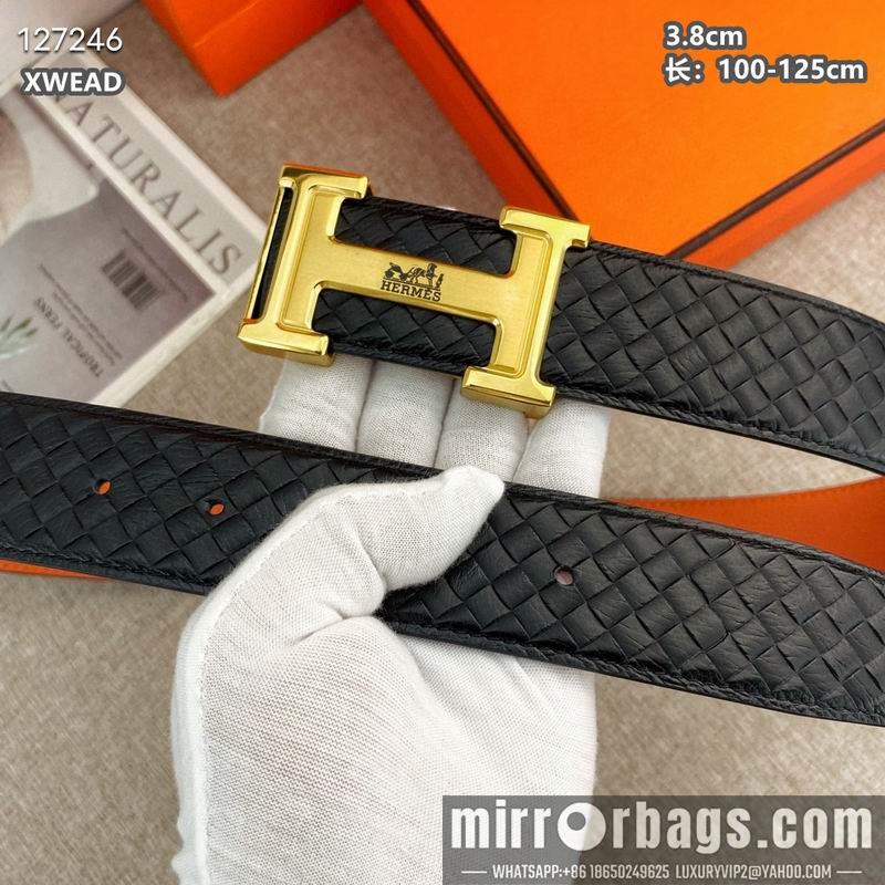 Replica Hermes belt 38mmX100-125cm 8L56