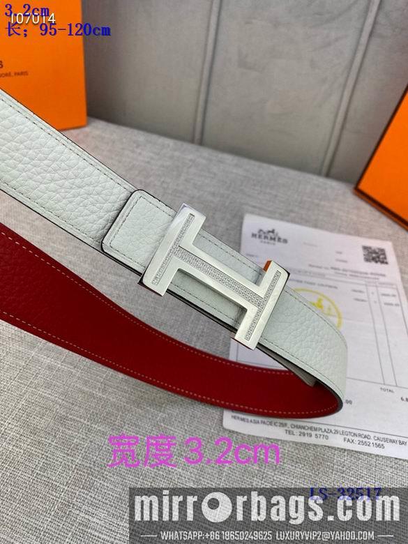 Replica Hermes Belt 32mmX95-125cm 8L01