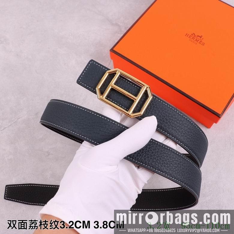 Replica Hermes Belt 32mmX95-110cm 7D24