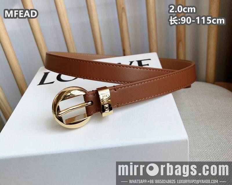 Replica Loewe belt 20mmX90-115cm 8L05