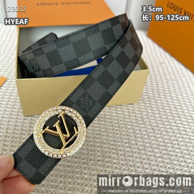 Replica LV belt 35mmX95-125cm 8L02