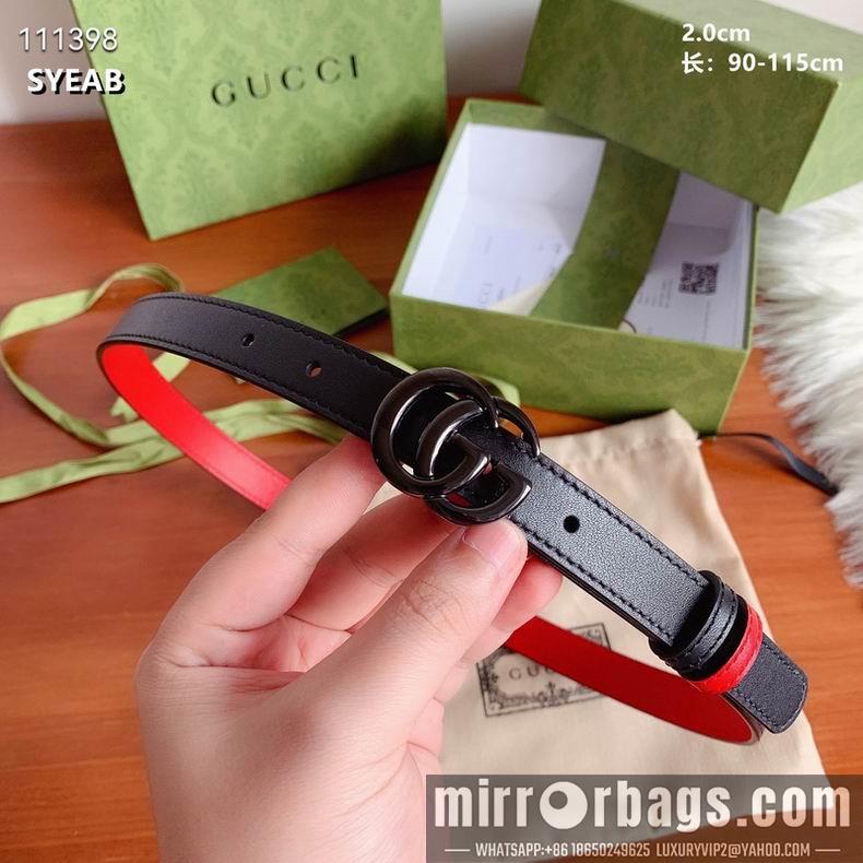 Replica Gucci belt 20mmX90-115cm 8L10