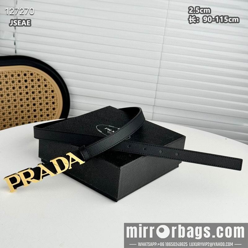 Replica Prada belt 25mmX90-115cm 8L04