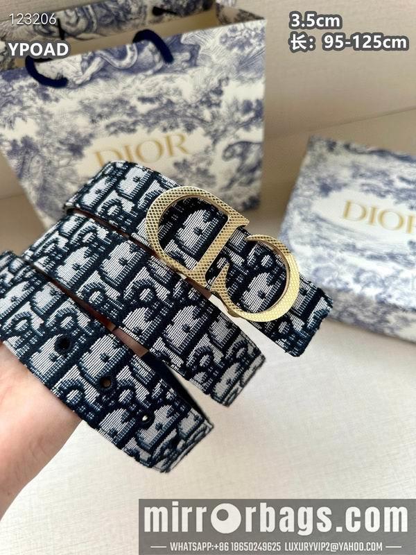Replica Dior belt 35mmX95-125cm 8L23
