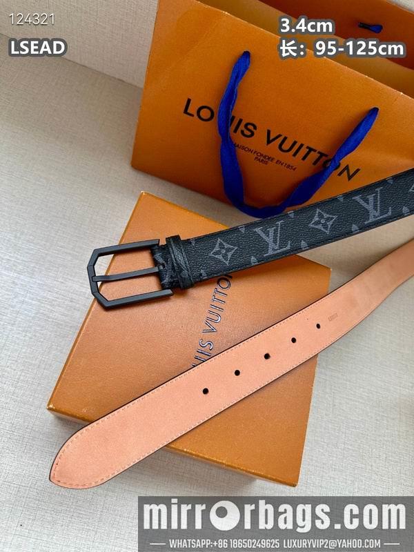 Replica LV belt 34mmX95-125cm 8L23
