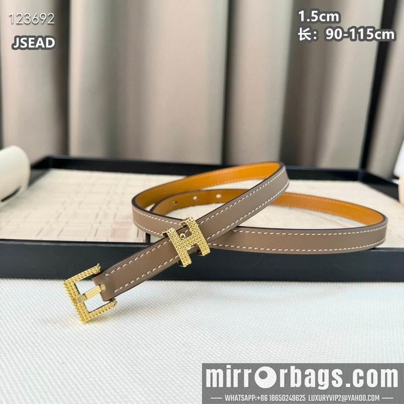 Replica Hermes belt 15mmX90-115cm 8L02