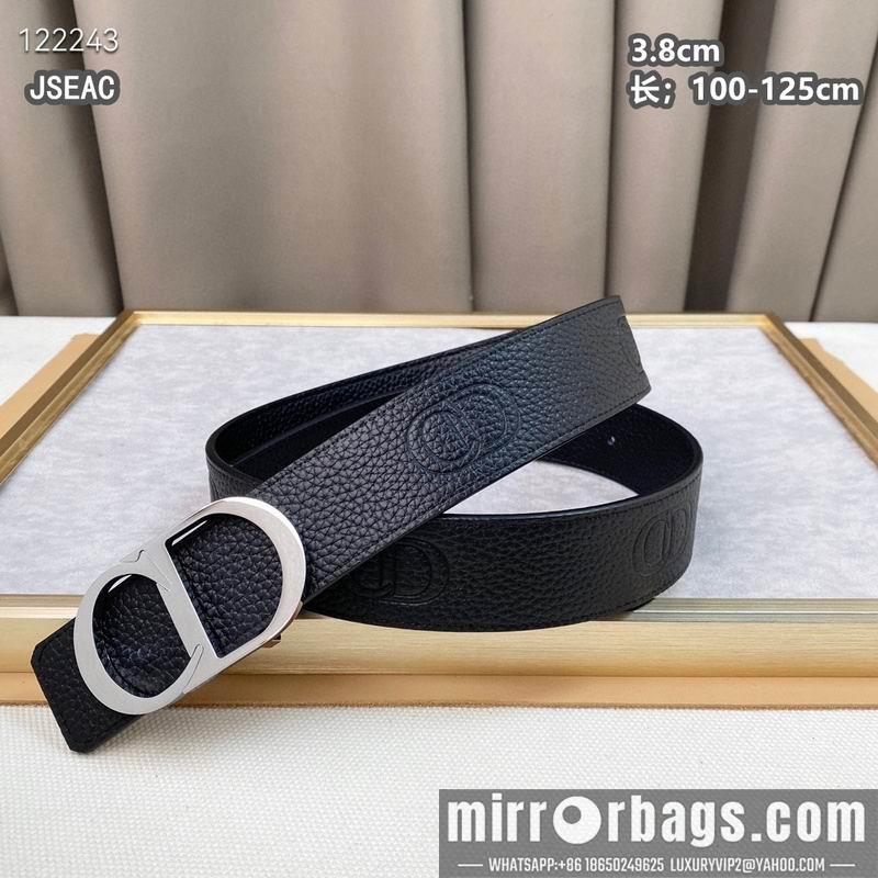 Replica Dior belt 38mmX100-125cm 8L07