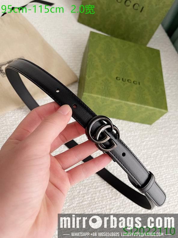 Replica Gucci belt 20mmX95-115cm 7D02