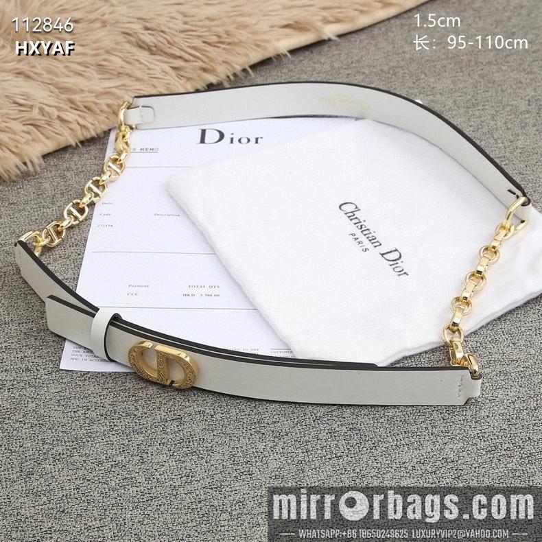 Replica Dior belt 15mmX95-110cm 8L04