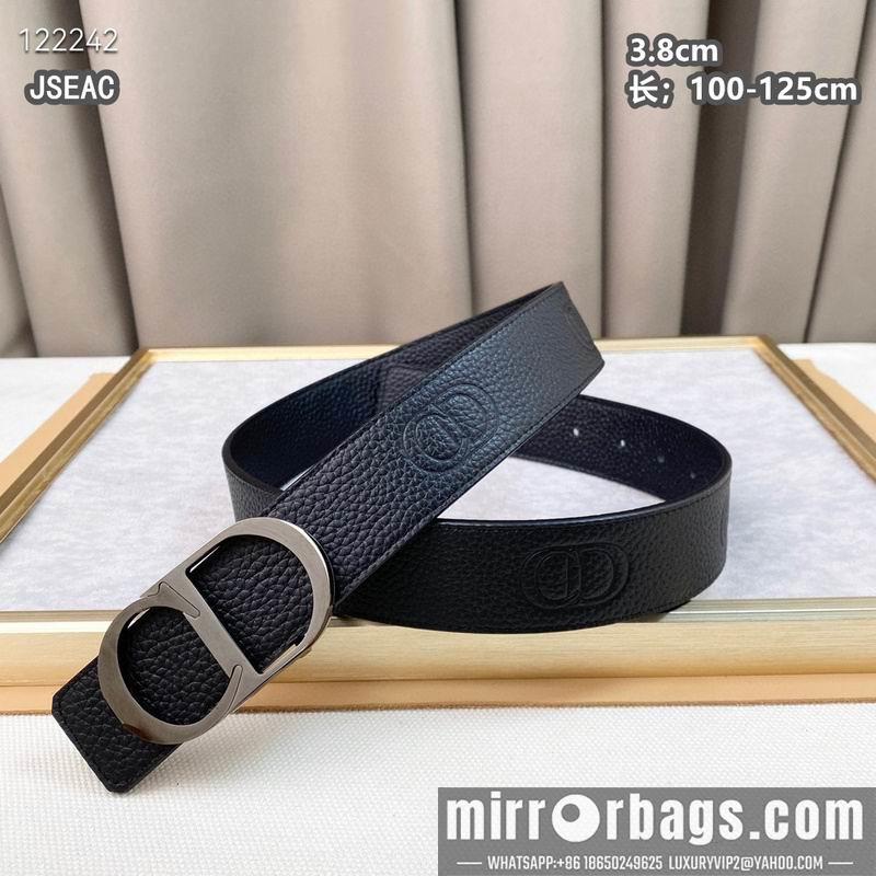 Replica Dior belt 38mmX100-125cm 8L07