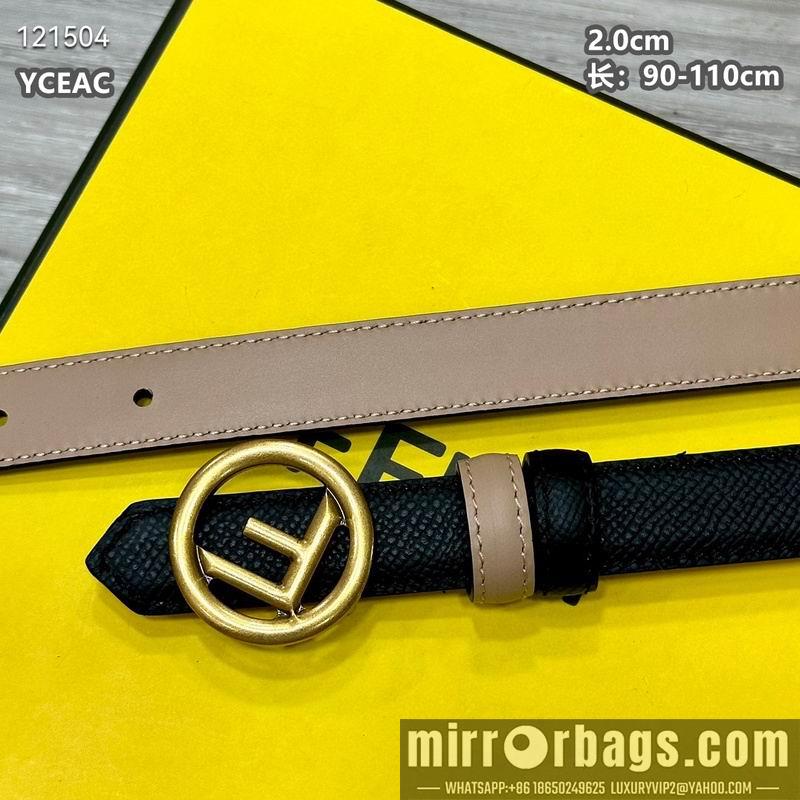 Replica Fendi belt 20mmX90-110cm 8L17