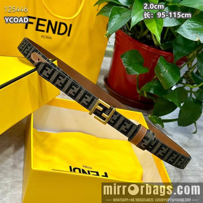 Replica Fendi belt 20mmX95-115cm 8L13