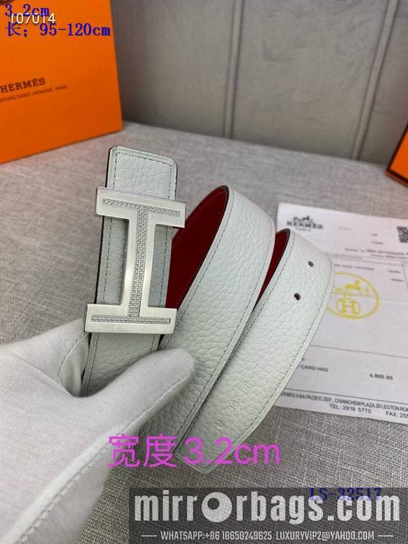 Replica Hermes Belt 32mmX95-125cm 8L01