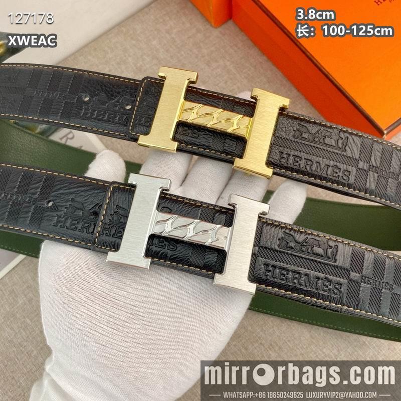 Replica Hermes belt 38mmX100-125cm 8L37