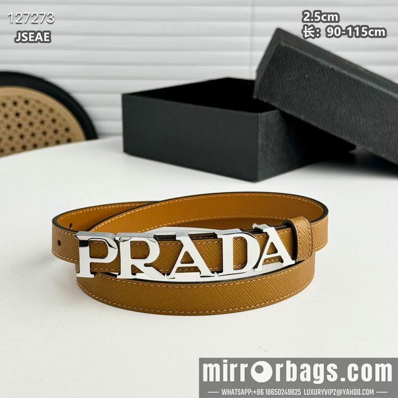 Replica Prada belt 25mmX90-115cm 8L04