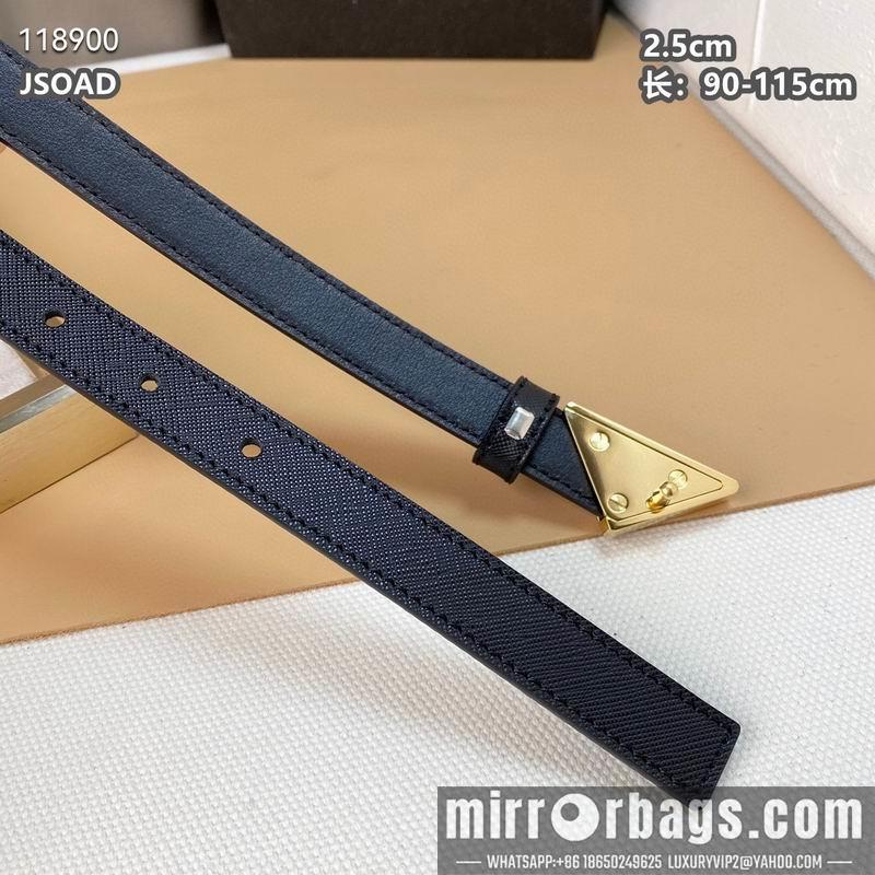 Replica Prada belt 25mmX90-115cm 8L040801