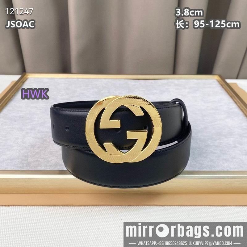 Replica Gucci belt 38mmX95-125cm 8L17