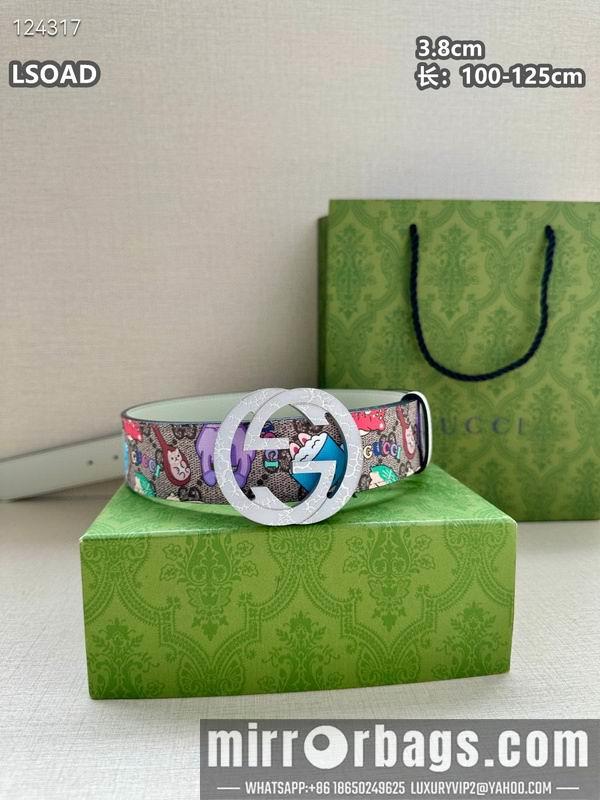 Replica Gucci belt 38mmX100-125cm 8L32
