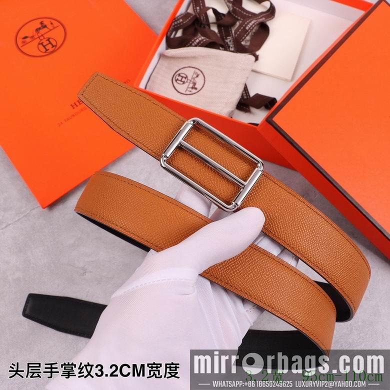 Replica Hermes Belt 32mmX95-110cm 7D24