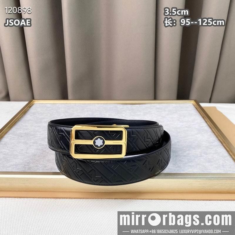 Replica Montblanc belt 自动带 35mmX95-125cm 8L072004